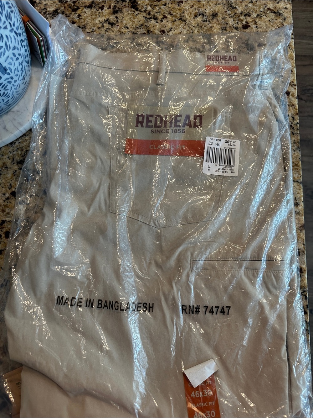 RedHead Men’s Khaki Straight-Leg Chinos NWT!